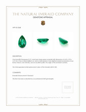 0.31 Ct. Emerald from Zambia Appraisal