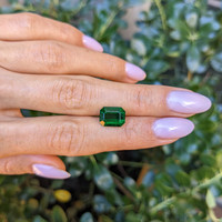 3.86 Ct. Emerald from Zambia Life Style