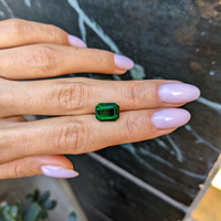 3.86 Ct. Emerald from Zambia Life Style
