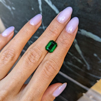 3.86 Ct. Emerald from Zambia Life Style