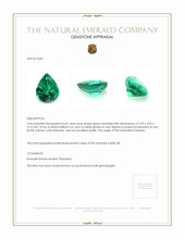 0.43 Ct. Emerald from Zambia Appraisal