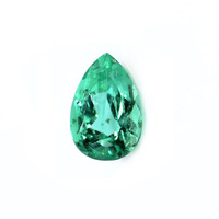 Vedic Emerald Ring 1.37 Ct., 18K White Gold Combination Stone