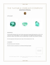 4.09 Ct. Emerald from Colombia Appraisal