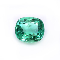 Vedic Emerald Ring 4.09 Ct., 18K White Gold Combination Stone