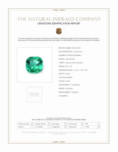 5.67 Ct. Emerald from Colombia Scan Report