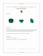 2.44 Ct. Emerald from Zambia Appraisal