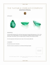 0.56 Ct. Emerald from Zambia Appraisal