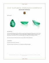 0.56 Ct. Emerald from Zambia Appraisal