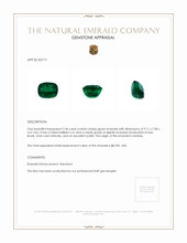 2.46 Ct. Emerald from Zambia Appraisal