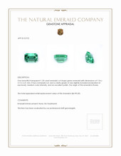 1.20 Ct. Emerald from Russia Appraisal