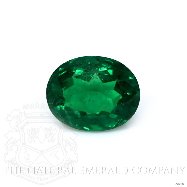 Three Stone Emerald Ring 4.54 Ct., 18K White Gold
