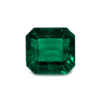 Pave Emerald Ring 5.09 Ct., 18K Yellow Gold Combination Stone