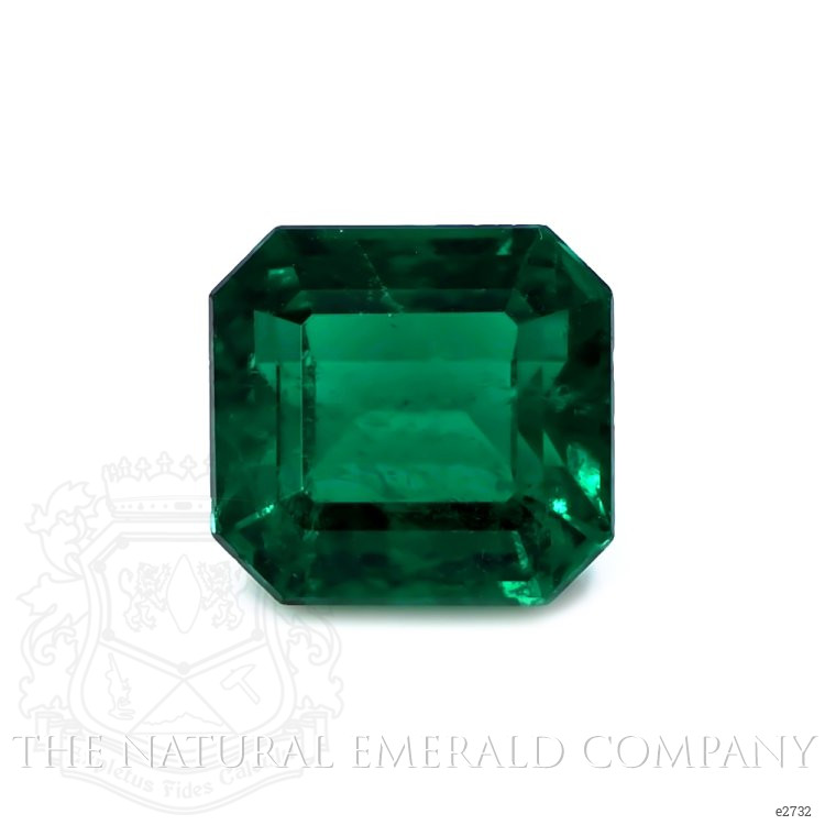 Pave Emerald Ring 5.09 Ct., 18K White Gold