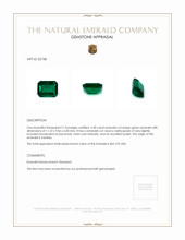 4.58 Ct. Emerald from Zambia Appraisal