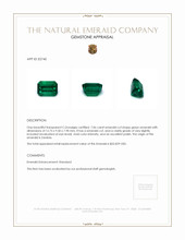 7.06 Ct. Emerald from Zambia Appraisal