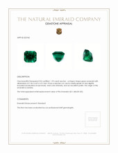 1.93 Ct. Emerald from Zambia Appraisal