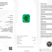 1.93 Ct. Emerald from Zambia Scan Report