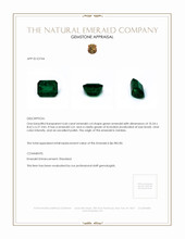4.44 Ct. Emerald from Zambia Appraisal
