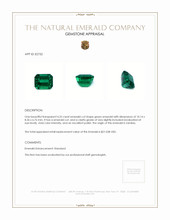 4.25 Ct. Emerald from Zambia Appraisal