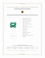 1.08 Ct. Emerald from Colombia Scan Report