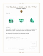 2.11 Ct. Emerald from Colombia Appraisal