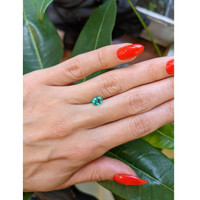 0.69 Ct. Emerald from Colombia Life Style