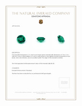 1.51 Ct. Emerald from Zambia Appraisal
