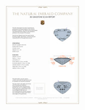 1.98 Ct. Emerald from Colombia 3 D Scan Report