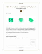 2.15 Ct. Emerald from Colombia Appraisal