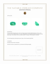 2.32 Ct. Emerald from Colombia Appraisal