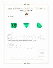 1.36 Ct. Emerald from Colombia Appraisal