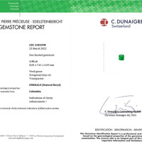1.95 Ct. Emerald from Colombia Scan Report