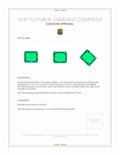 1.18 Ct. Emerald from Colombia Appraisal