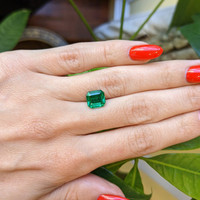 2.36 Ct. Emerald from Zambia Life Style