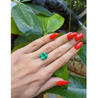 4.05 Ct. Emerald from Colombia Life Style