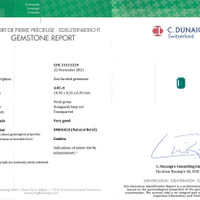 4.05 Ct. Emerald from Zambia Scan Report