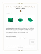 3.85 Ct. Emerald from Afghanistan Appraisal