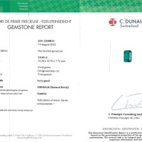10.69 Ct. Emerald from Zambia Scan Report