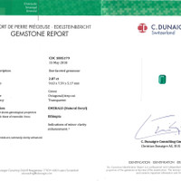 2.87 Ct. Emerald from Ethiopia Scan Report