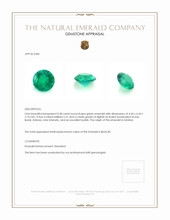 0.28 Ct. Emerald from Zambia Appraisal