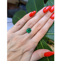 2.61 Ct. Emerald from Zambia Life Style