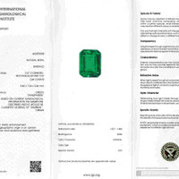 2.84 Ct. Emerald from Zambia Scan Report