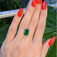 2.45 Ct. Emerald from Zambia Life Style