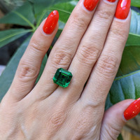 4.80 Ct. Emerald from Zambia Life Style