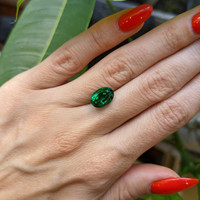 2.91 Ct. Emerald from Zambia Life Style