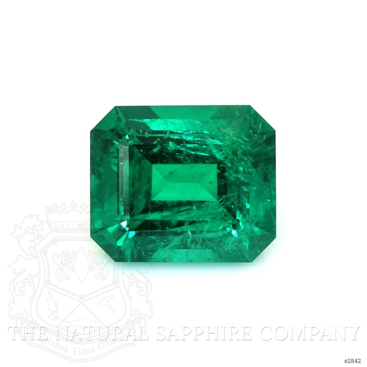 Men's Emerald Ring 3.12 Ct., Platinum 950