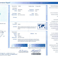 0.98 Ct. Emerald from Zambia Scan Report