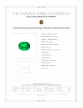 1.69 Ct. Emerald from Colombia Scan Report