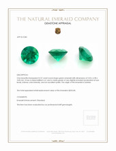 0.37 Ct. Emerald from Zambia Appraisal