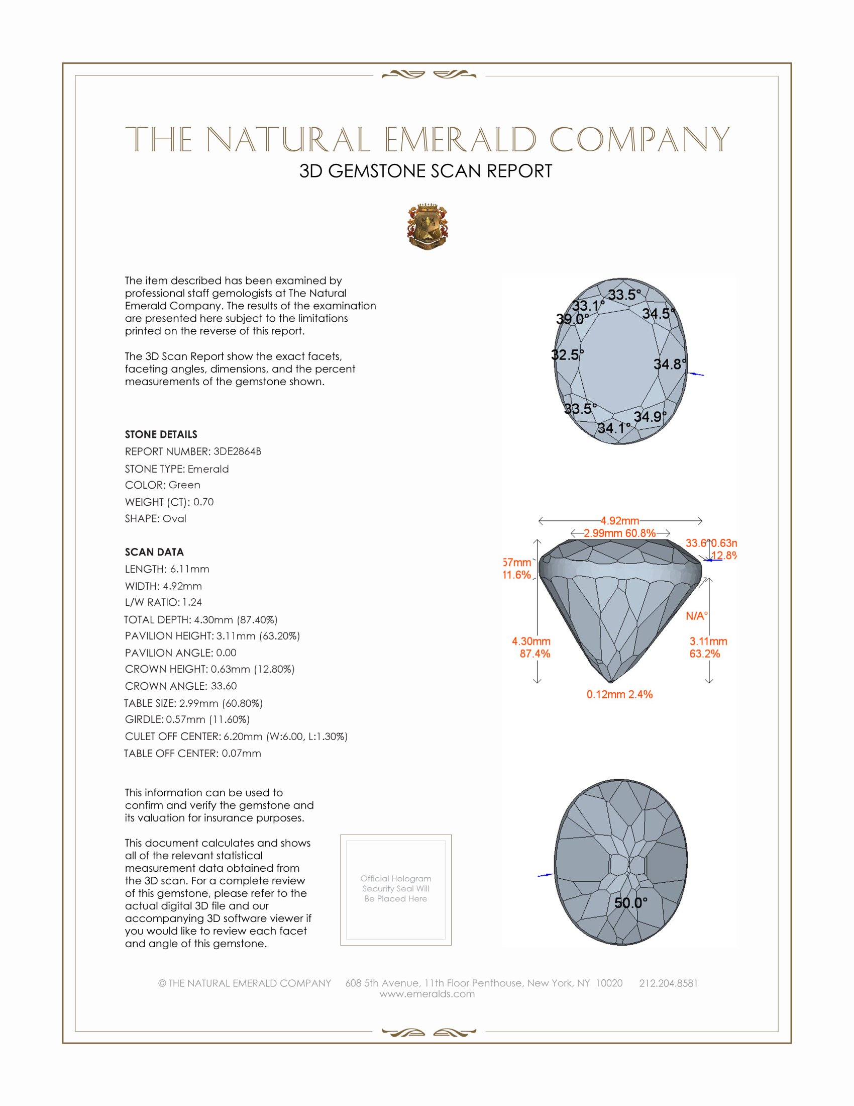 0.70 Ct. Emerald from Colombia